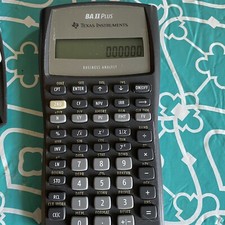 Texas Instruments BA II PLUS Financial Calculator
