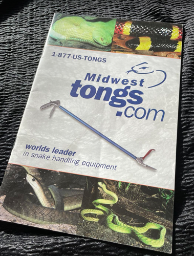 Snakes Midwest Tongs Snake Handling Equipment Catalog Advertising 2003