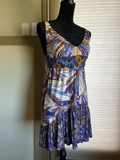 Agua Bendita Embellished beach DRESS Viscose size S