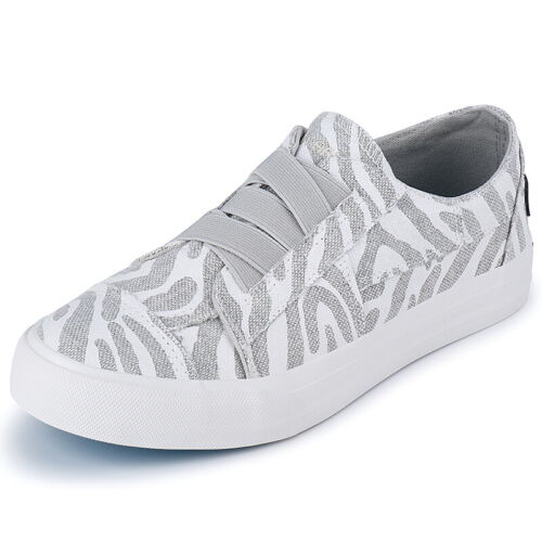 Jenn Ardor Damen Canvas Slipper Turnschuhe niedrig oben Freizeit Wanderschuhe für Tennis - Bild 44 von 83