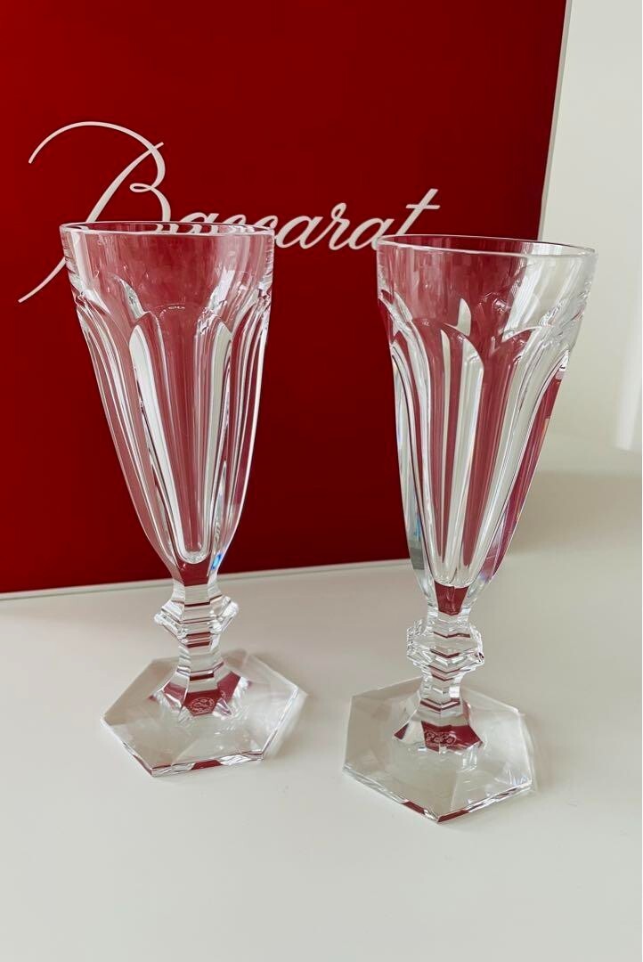 BACCARAT HARCOURT EVE SET OF 2 CHAMPAGNE FLÛTES mini
