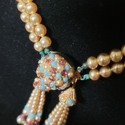 Rarissimo set orecchini collana perle finte Ciro vintage anni 20? LEGGI - Foto 6 di 23