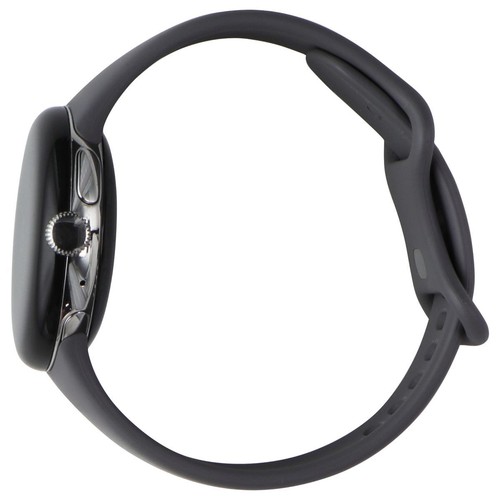 Google Pixel Watch 32GB GWT9R ( GPS + LTE) Argent Étui Avec Gris Actif Bande - Photo 3 sur 4
