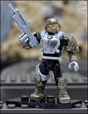 HALO MEGA BLOKS CONSTRUX DESERT TAN UNSC MARINE MINI FIGURE DXF02 SNIPER CYCLOPS