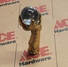 Glass Ball Brass Ghost Foot Leg Cap