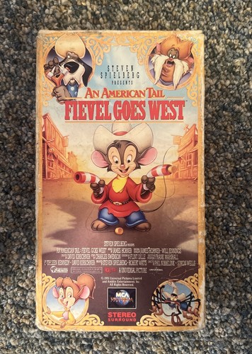 An American Tail Fievel Goes West VHS 1991 - Picture 1 of 3