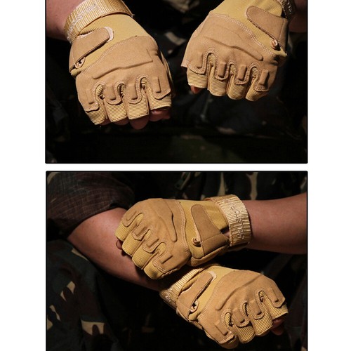 Military Tactical Gloves Summer Sports Bicycel Fishing Unisex Half Finger Gloves - Bild 11 von 17