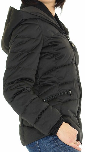 reduzierung GEOX W3428F WOMAN JACKET DOWN STRETCH KNITSHELL POL. BLACK Italian s - Bild 2 von 11