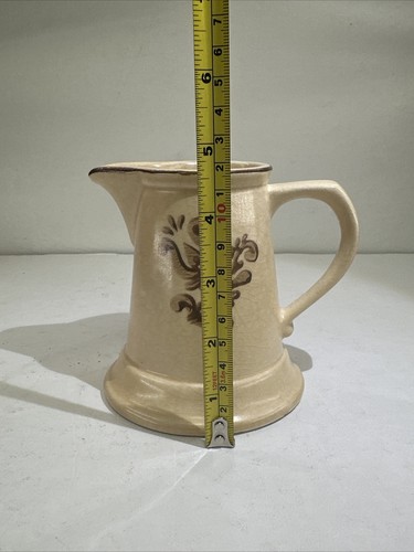 VTG Pfaltzgraff Village Ceramic Creamer Gravy 6-24 Pitcher Carafe Thanksgiving - Picture 3 of 12