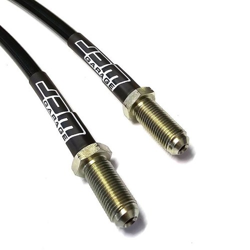 JDMGarageUK Braided Brake Hose 2 Line Rear Kit For Nissan Skyline R32 R33 R34 - Afbeelding 4 van 4