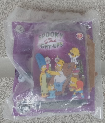 Vtg 2001 Burger King Spooky The Simpsons NED FLANDERS Light-Ups #5 Kids toy - Picture 2 of 2