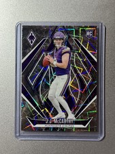 JJ McCarthy  Minnesota Vikings  Panini Phoenix NFL 2024  LAZER PRIZM ROOKIE SP