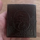 Ambrotype of Man & Woman Couple in 1/6 Plate Wood Composite Union Case V22