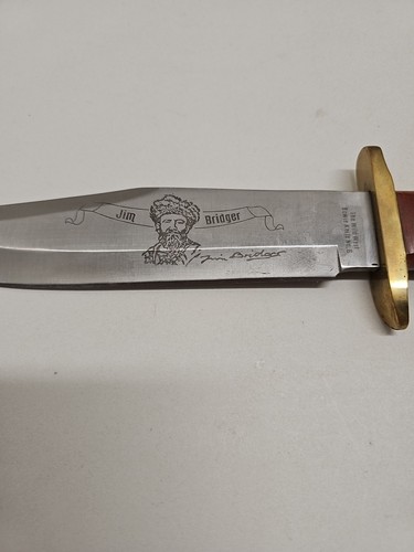 COLLECTORS EDITION "JIM BRIDGER" THE WILD WILD WEST BOWIE KNIFE No. 6 (B2) - Picture 2 of 9