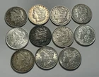 1878 TO 1902 CIRCULATED MORGAN DOLLAR ROT / 11 COINS