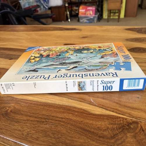 Ravensburger Coral Reef Super 100 Piece Puzzle 1997 Orca, Whale, Ocean, Fish - Picture 6 of 8