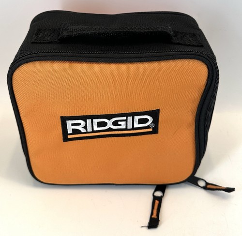 Bolsa de herramientas con cremallera para contratistas de lona Ridgid 9 pulgadas X 8 pulgadas X 4 pulgadas - Imagen 2 de 5