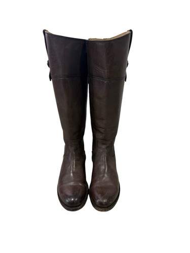 Frye Jayden Button Melissa groß braun Lederreitstiefel 8B Stil 3476095 - Bild 2 von 15