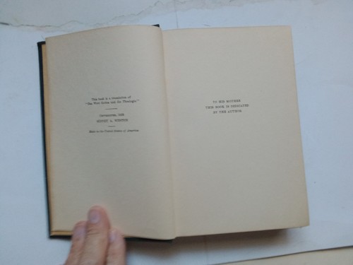 THE WORD OF GOD AND THE WORD OF MAN Karl Barth 1928 Hardback Printing - Imagen 5 de 10