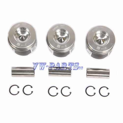 3.0TDI 3Pcs Pistons & Rings Fit For VW Touareg AUDI A4 Q7 CLA CDU CKV CPN CTC - Picture 3 of 8