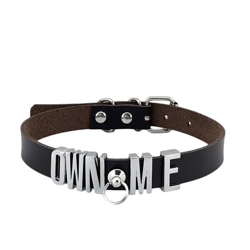 Pu Leather Daddy Collar Punk O-Ring Buckled Custom Ins Fancy Necklace Choker New - Picture 19 of 26
