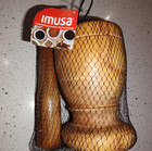 IMUSA USA Large Bamboo Mortar and Pestle 5.5”