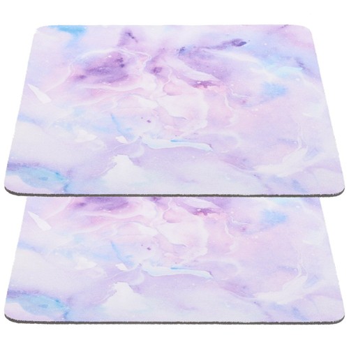 2Pcs Rubber Gaming Mousepads Office Desk Mats Marble Mousepads Desktop Mousepads - Afbeelding 2 van 12