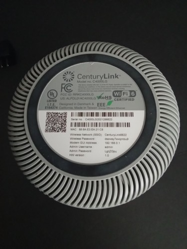 CenturyLink C4000LG Modem/Wi-Fi Router Combo Wireless Wi-Fi - Picture 7 of 7