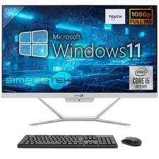 Aio All IN One Touch Screen i5 10 Gen 24 " Full HD Windows 11 Pro 32GB 960GB PC