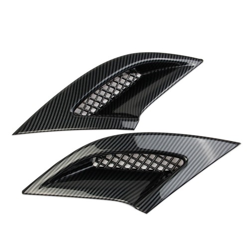 Carbon Style Front Bumper Honeycomb Air Vent Trim Cover For Honda Accord 2023+ - Picture 4 of 7