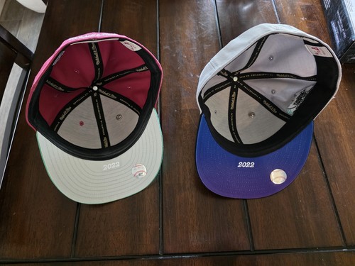 Lids MLB Topps Mitchell & Ness Chrome Collection Phillies Fitted Hat X2 With Pin - Picture 5 of 5