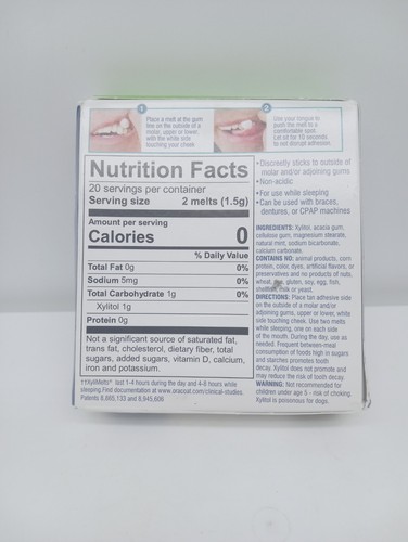 Xylimelts Dry Mouth Stick On Melts For Moisturizing - 40 Melts - Bild 2 von 3