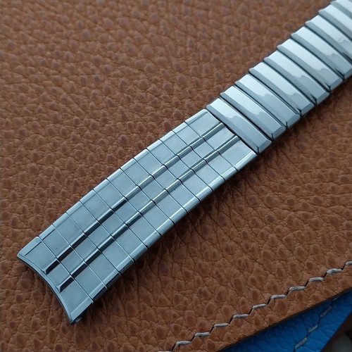 11/16" 17,2mm Edelstahl Scott unbenutzt nos 70er Jahre Vintage Uhrenarmband - Bild 4 von 6