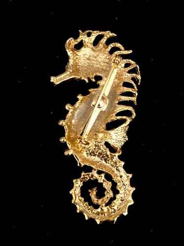 Bellissima spilla oro firmata JJ cavallo marino dettagli incredibili - Foto 2 di 4