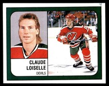 1988-89 Panini Stickers Claude Loiselle New Jersey Devils #273