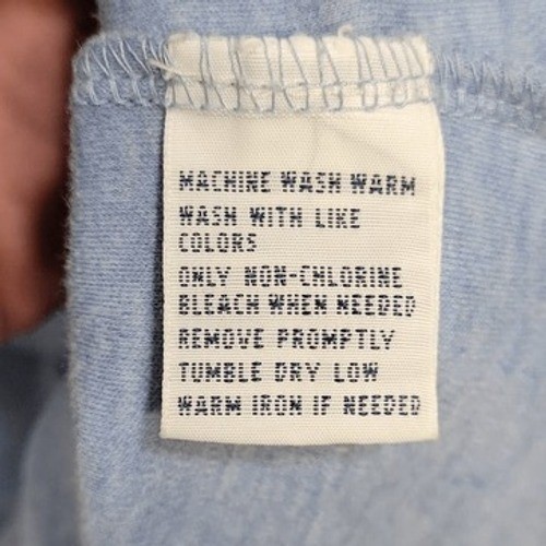 Vintage Polo Ralph Lauren Poloshirt Herren mittelblau 100% Pima Baumwolle Pony Logo - Bild 9 von 9