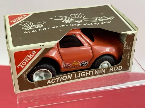Vintage Tonka Action Toy Race Car Action Lightnin' Rod With Box Mint 5973