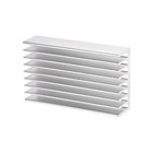 1 Pack 100x60x25mm Aluminum Radiator Electronic Cooler Radiator E-shape Section