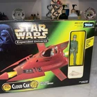 NIB Star Wars Power of the Force Kenner Cloud Car & Pilot Action Figure 1997