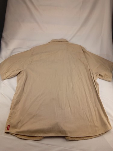 Mena Wrangler hellbraunes Hemd mit Knopfleiste Größe 2XL kurze Ärmel - Bild 3 von 3