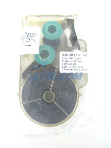 Cassette d'étiquettes Panduit P1 S100X150VAC vinyle étiquettes auto-laminantes ~ STSI - Photo 2/4