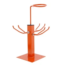 Gravity Feed Paint Triple Spray Gun Holder Stand with Strainer Holder