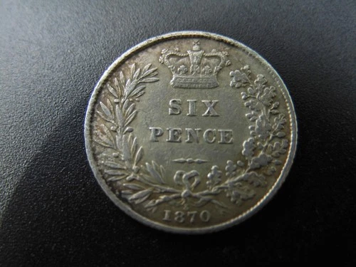 1870 Victoria Sixpence — photo from the most recent tracked eBay sale