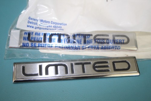 LOT OF 2 GENUINE GM 20678581 "LIMITED" 1980'S Buick EMBLEM NEW OEM - Picture 2 of 4