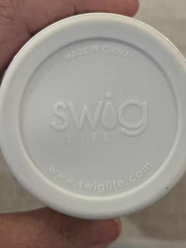 Neu ohne Etikett Swig 40 Unzen Mega Becher GLAMAZON GOLD weiß mit glänzenden Punkten Griff Deckel Strohhalm - Bild 8 von 11