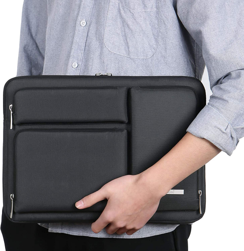 Lacdo 360° Protective Laptop Sleeve Case for 16 Inch New Macbook Pro M4/M3/M2/M1 - Picture 6 of 12