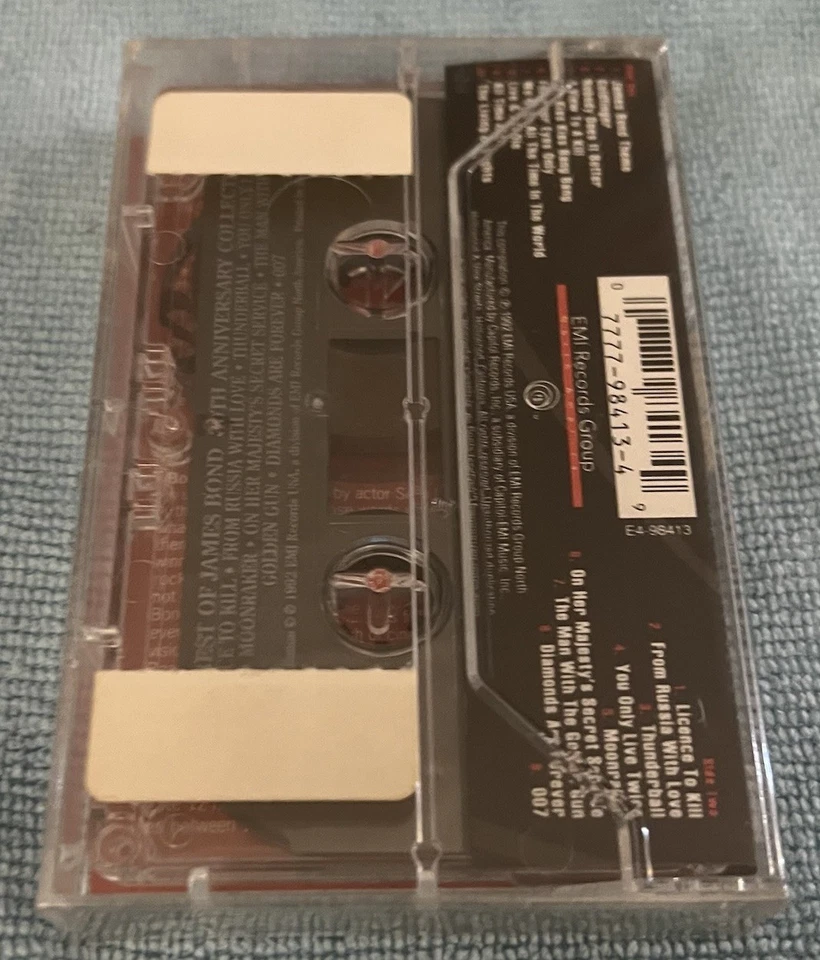James Bond 30th Anniversary Collection Cassette New Sealed Vintage Tape - Image 2 of 4