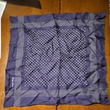 Ralph Lauren Purple Label 100 Silk Navy Men's Handkerchief