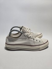 Women’s Converse Chuck Taylor All Star Low Top Shoes White Size UK 6 Lace Up 