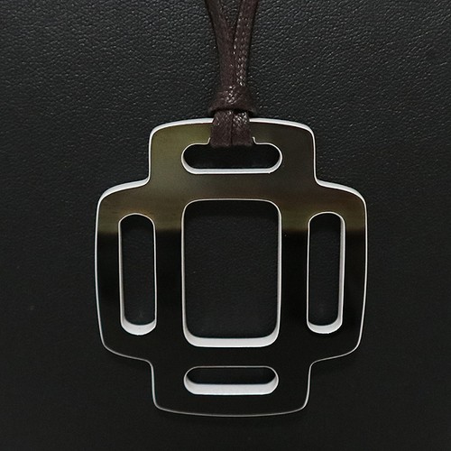 Hermes RYTHME PM CORNE pendant choker necklace - Picture 2 of 4